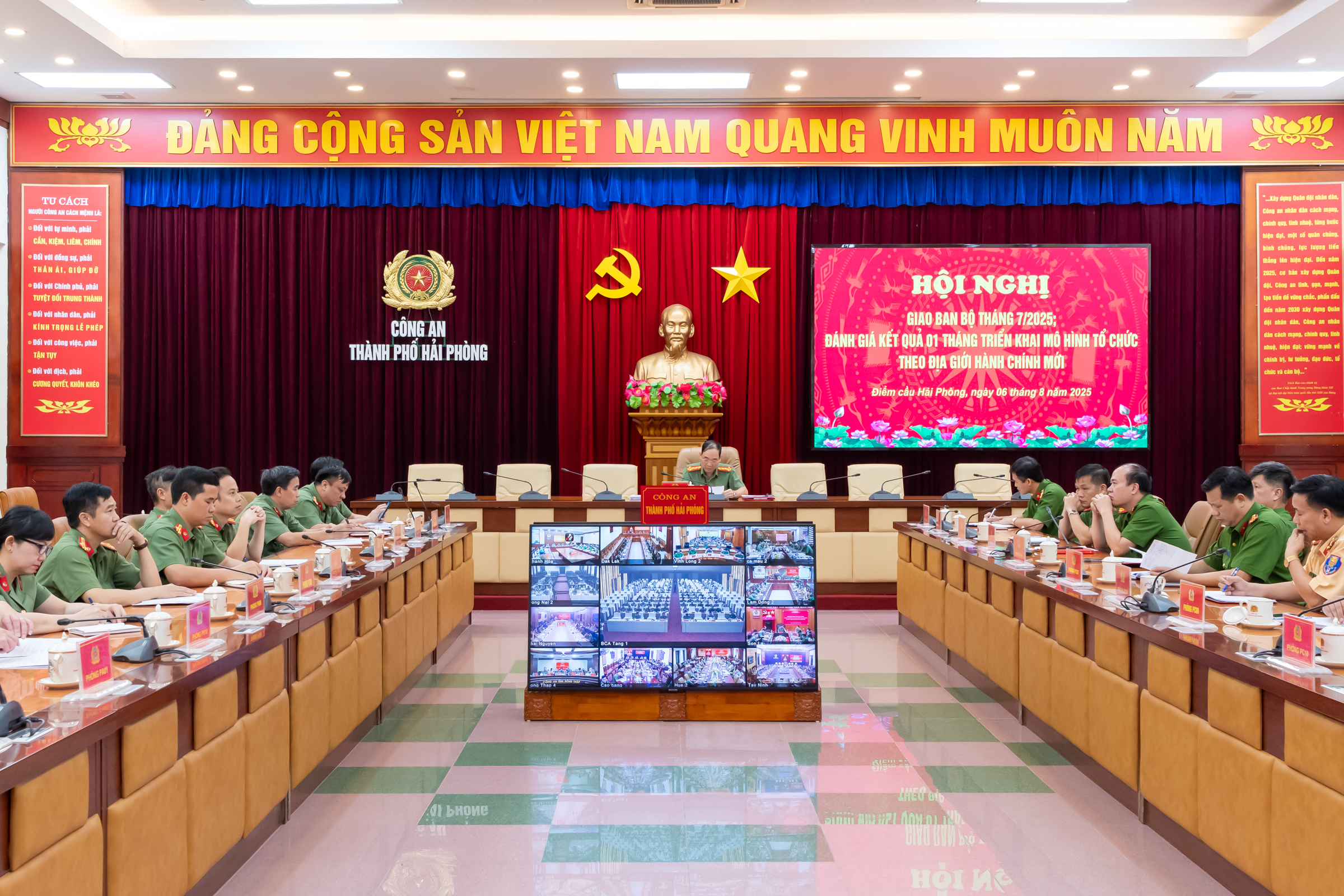 Tập trung bảo vệ tuyệt đối an ninh, an toàn các hoạt động kỷ niệm 80 năm Cách mạng tháng Tám thành công, Quốc khánh 2/9
